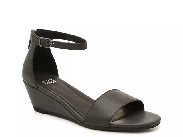 Eileen fisher ankle strap wedge deals