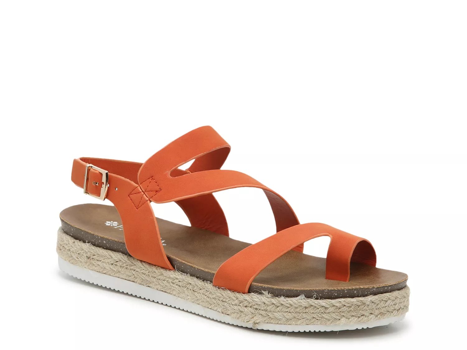dsw orange sandals