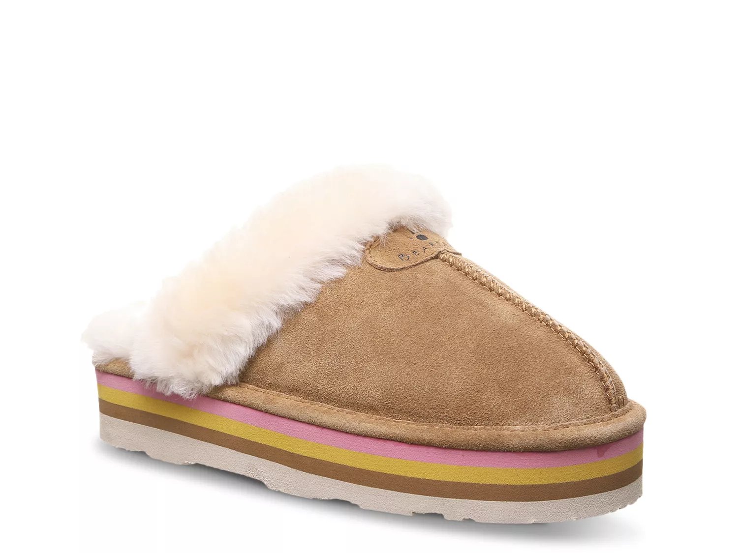 minnetonka chesney suede mule slipper