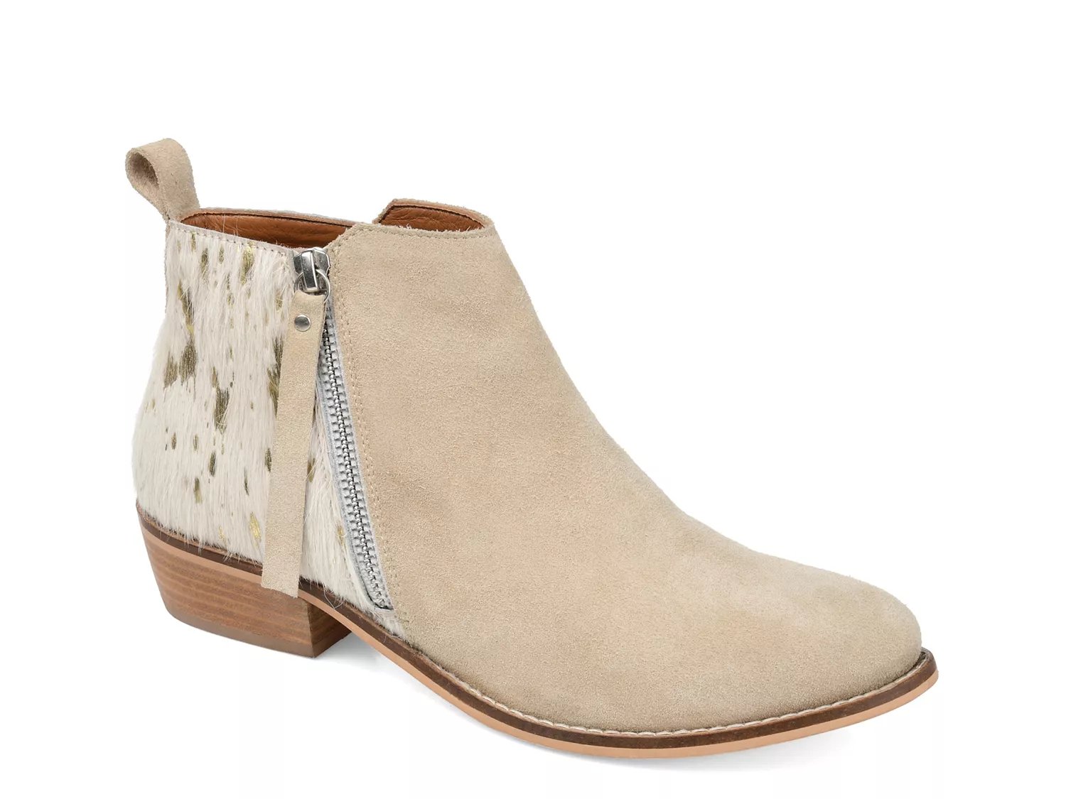 beige booties dsw