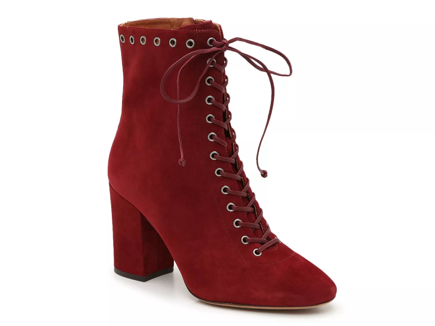 dsw burgundy booties