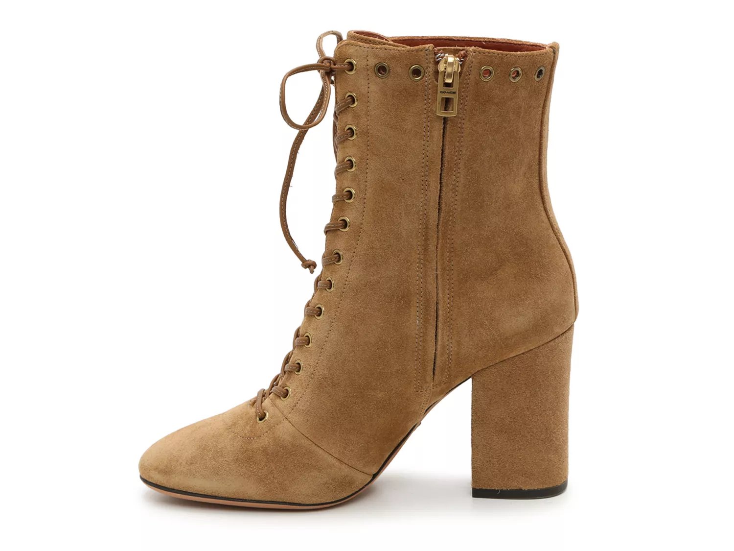 coach dean lace up bootie