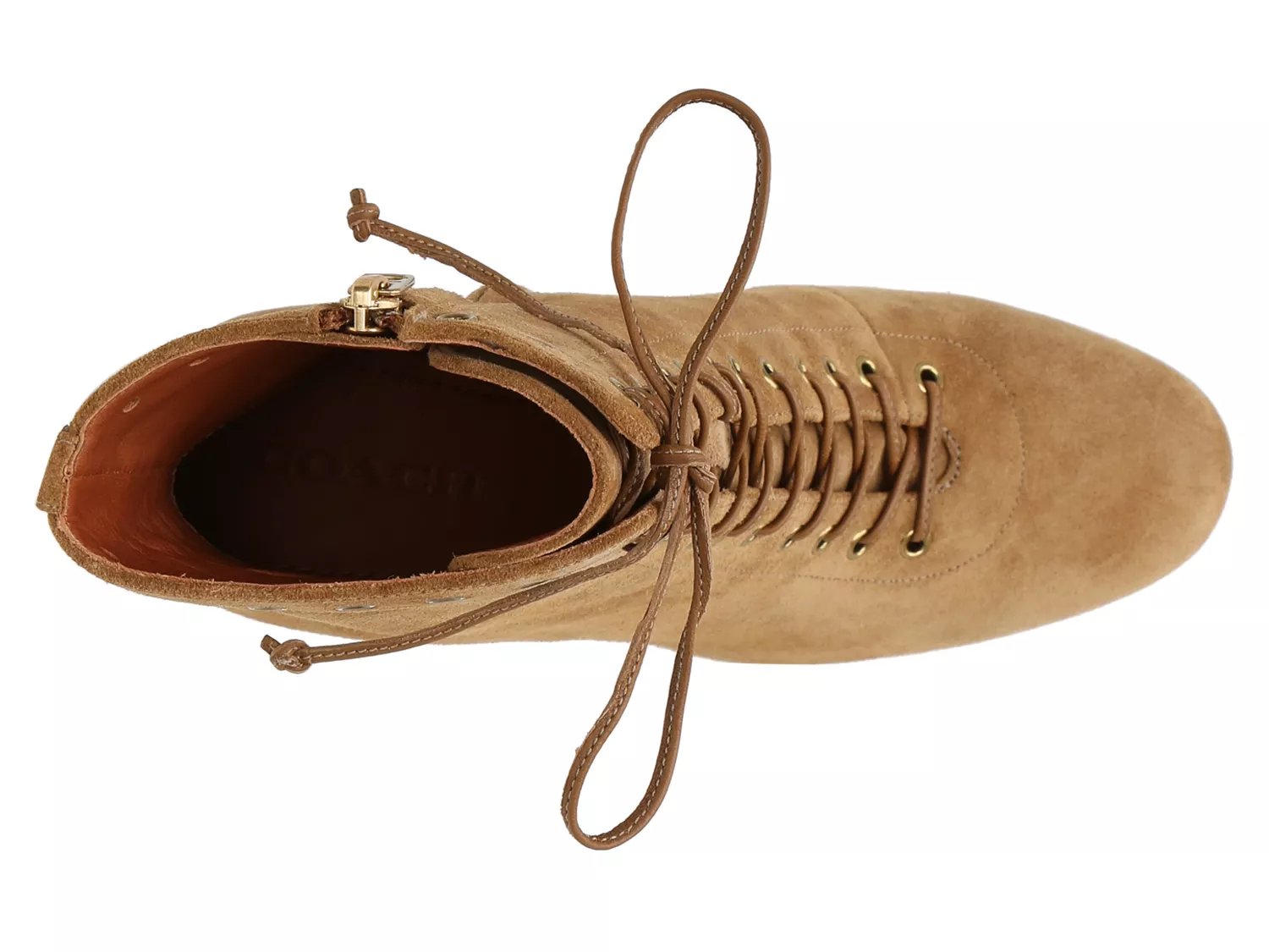 coach dean lace up bootie
