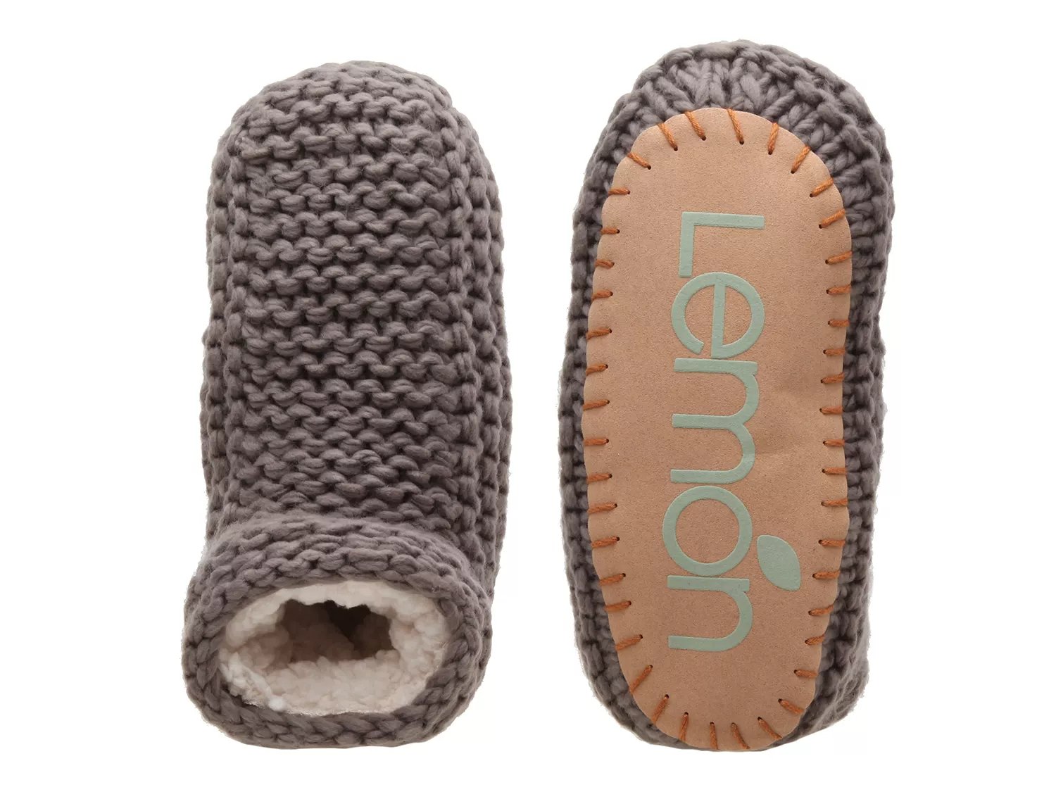 lemon collection slipper booties
