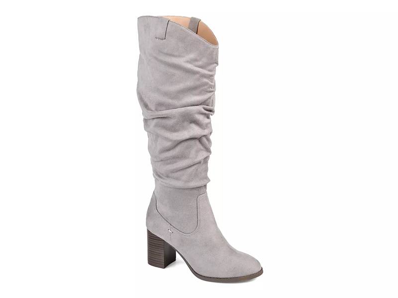 Shop Women s Grey Wide Calf Boots DSW