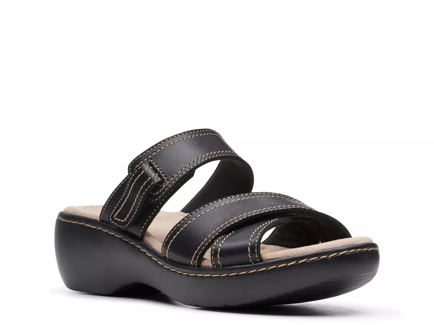 clarks delana venna wedge sandal