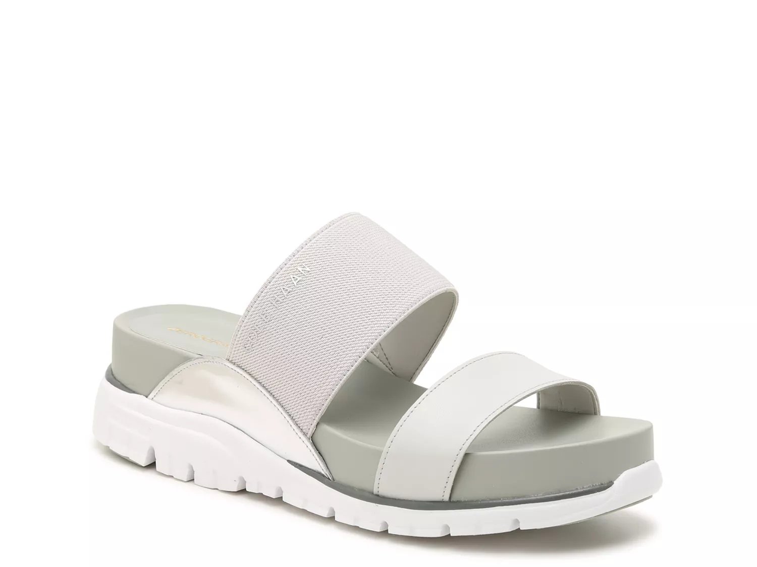 platform sandals grey