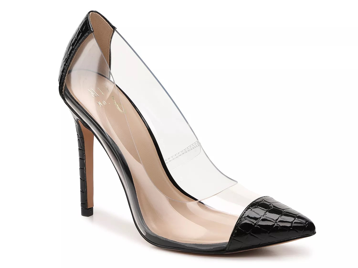 dsw clear pumps
