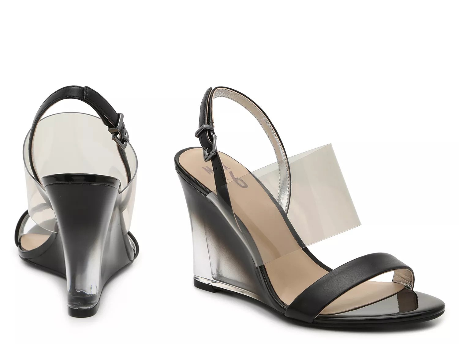 dsw lucite heels