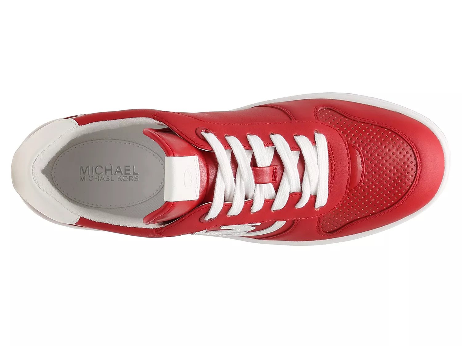 michael kors red tennis shoes