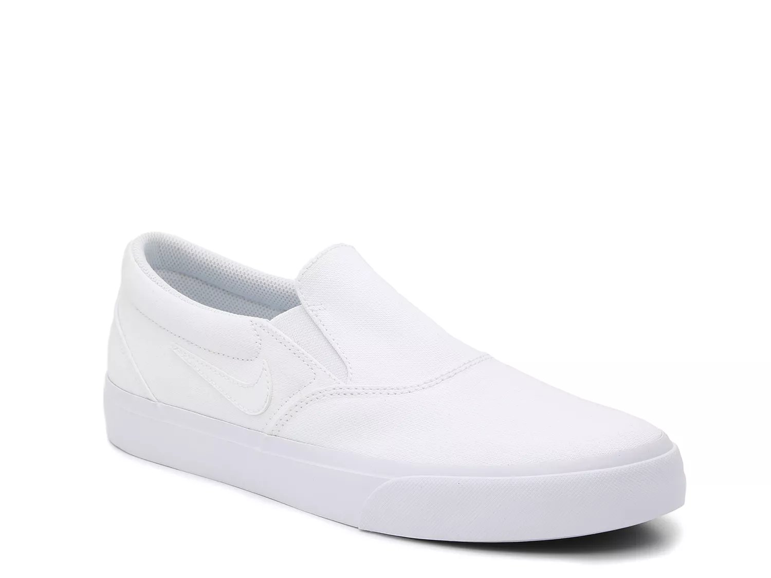 mens white slip on sneakers