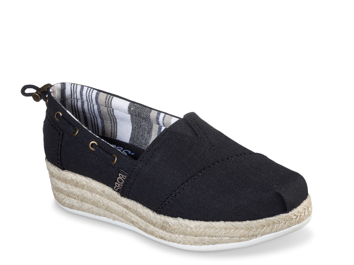skechers bobs highlights women's wedge shoes