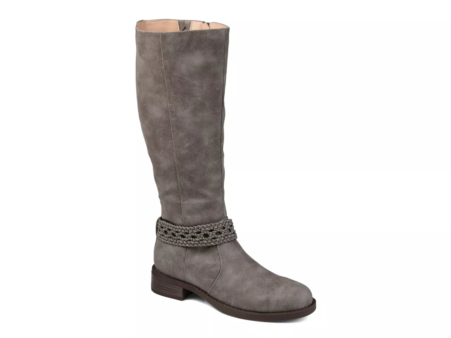 grey womens boots knee high