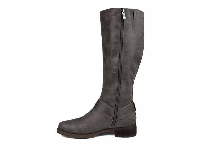 Wide calf store biker boots
