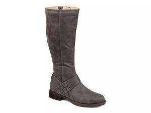 Grey womens boots hot sale knee high