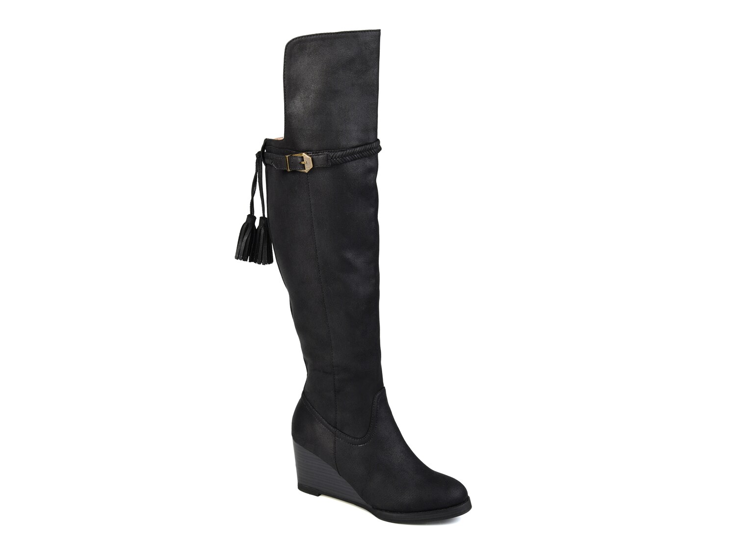  Jezebel Extra Wide Calf Over The Knee Wedge Boot 