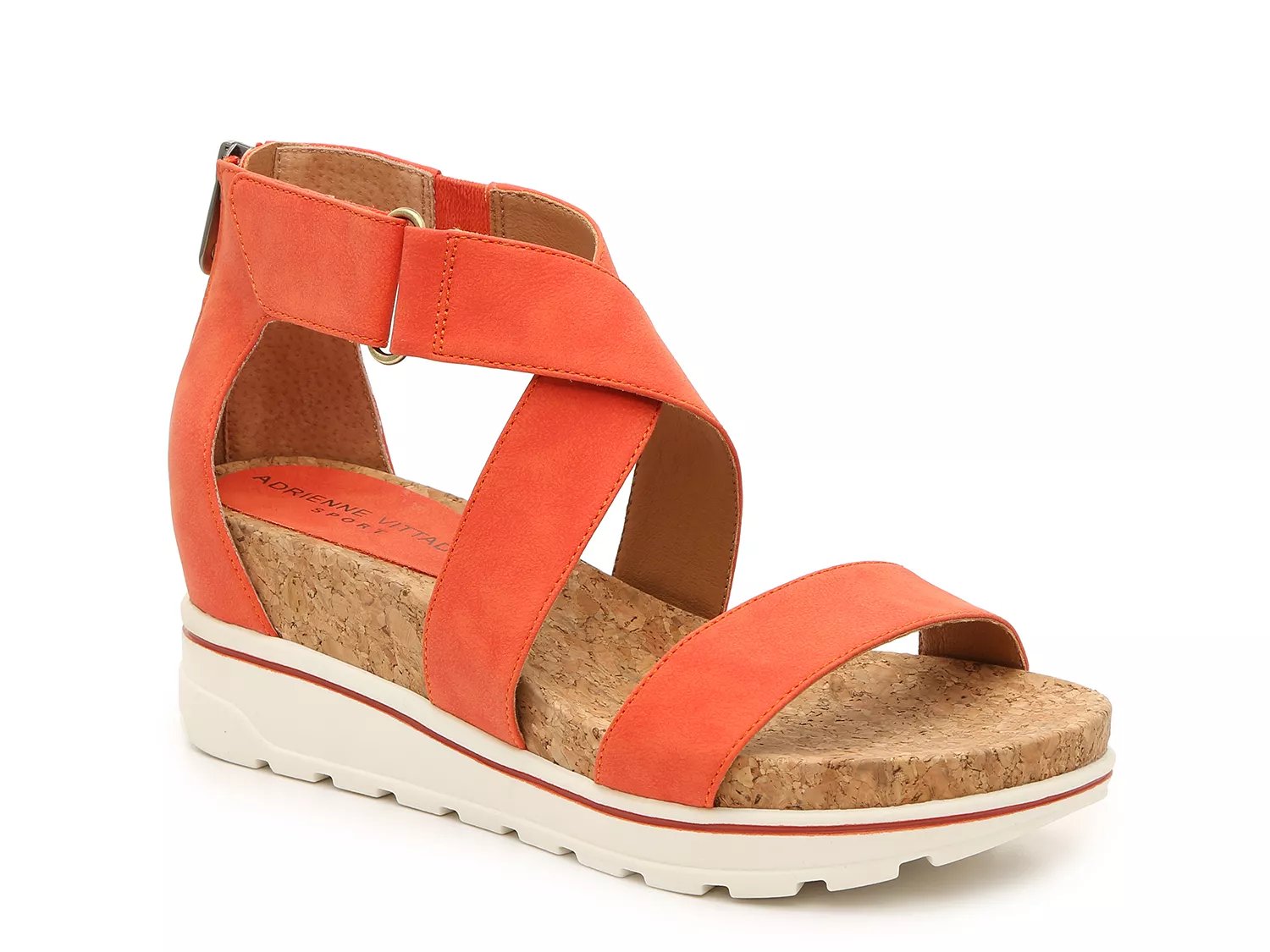 dsw orange sandals