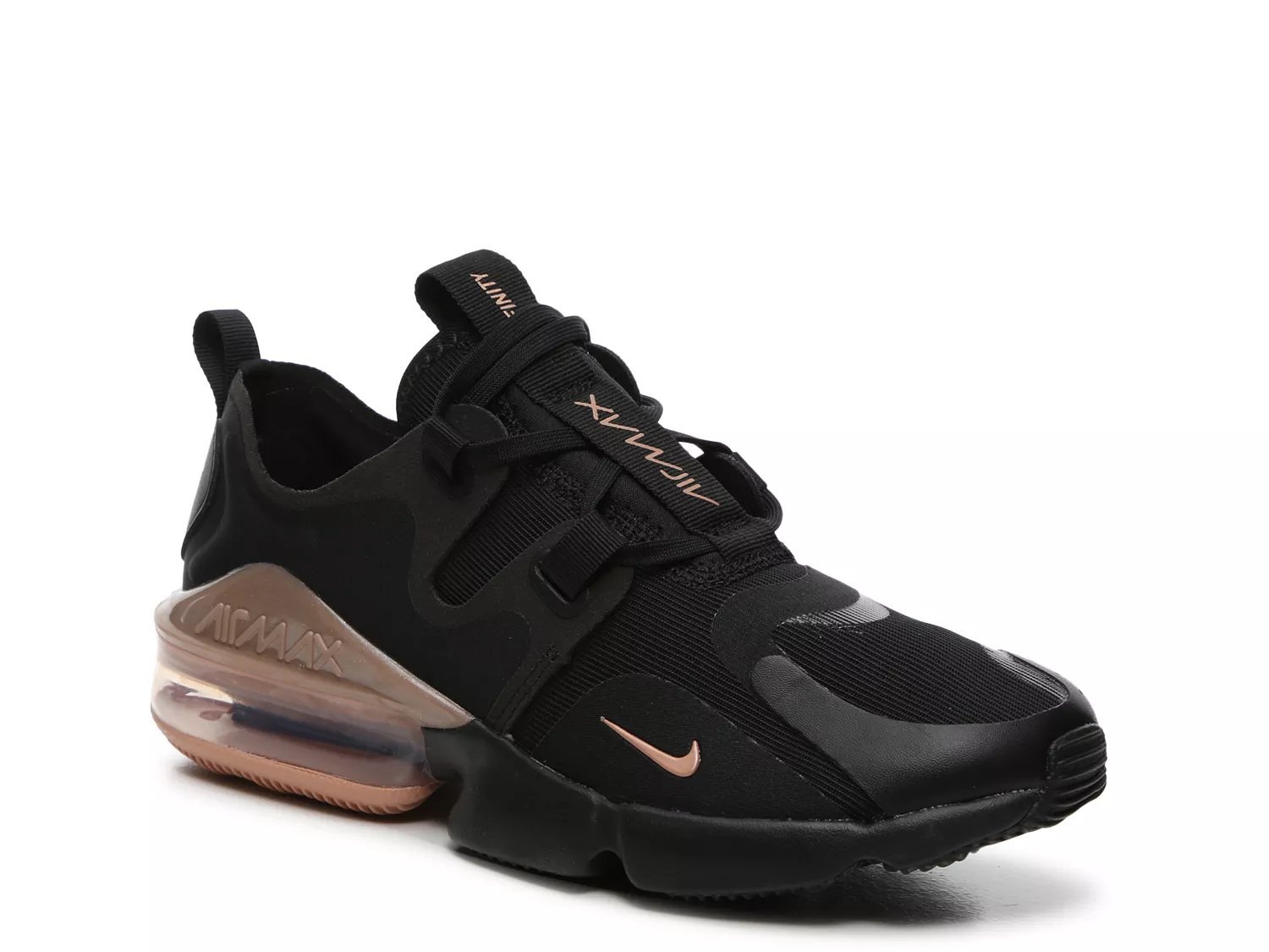 nike air max infinity black and rose gold