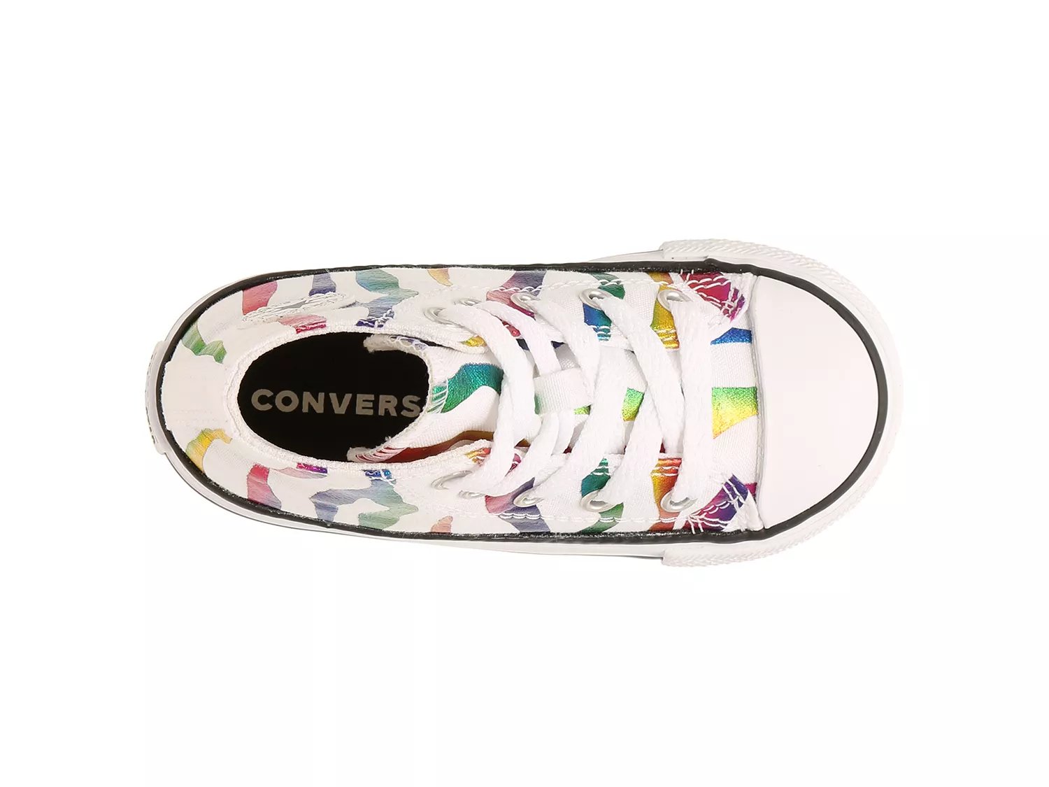 converse rainbow kids