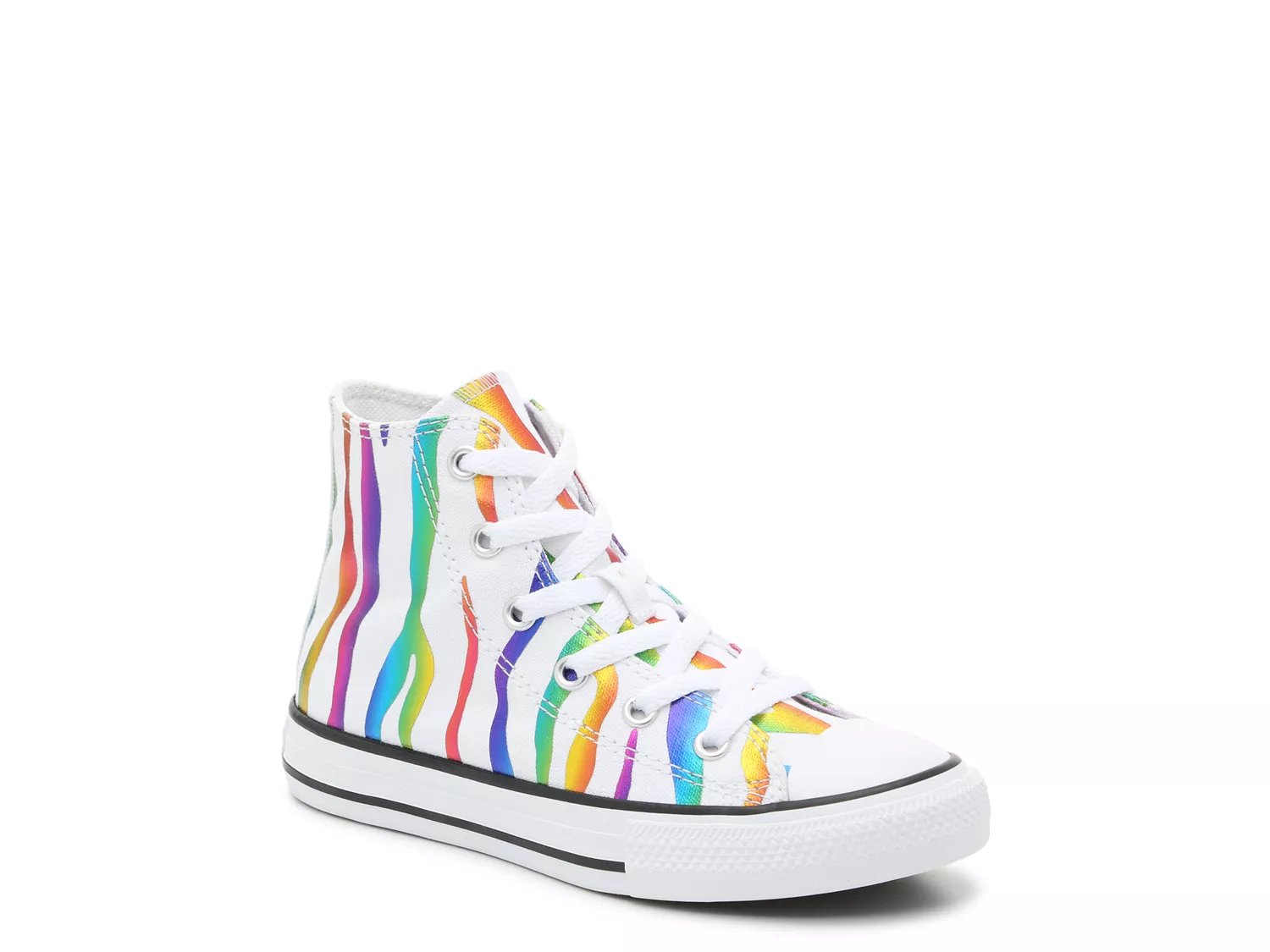 high top rainbow converse