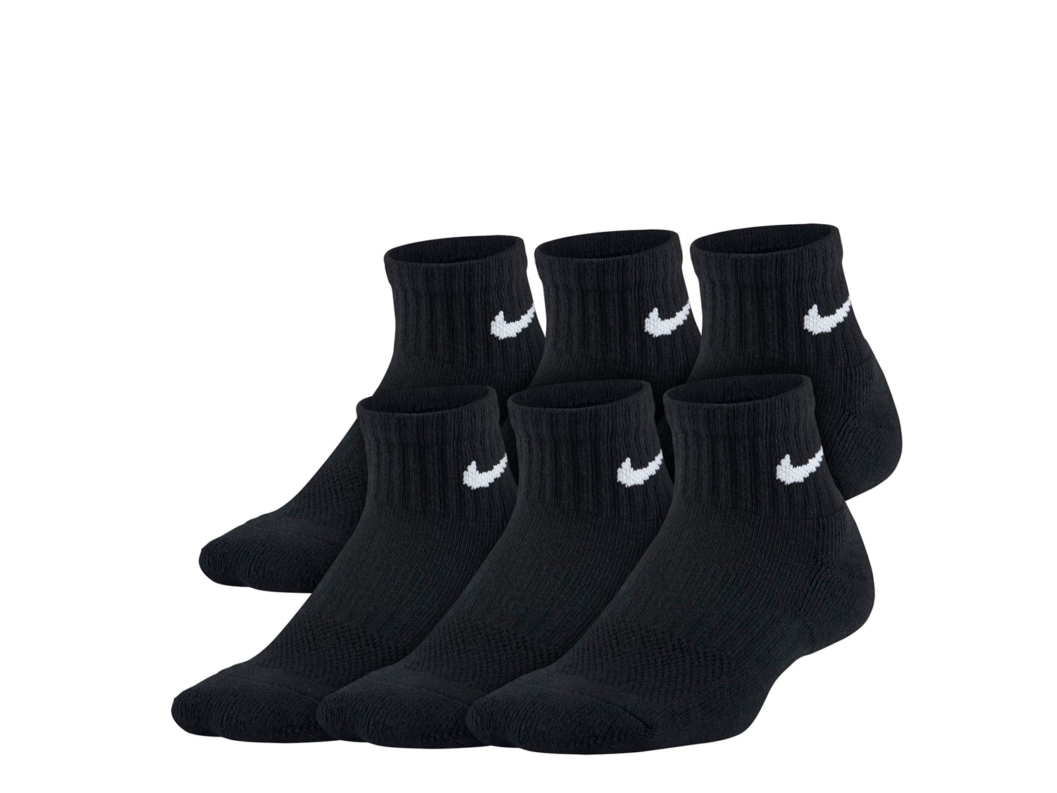 Nike Cushioned Kids' Ankle Socks - 6 Pack - Free Shipping | DSW