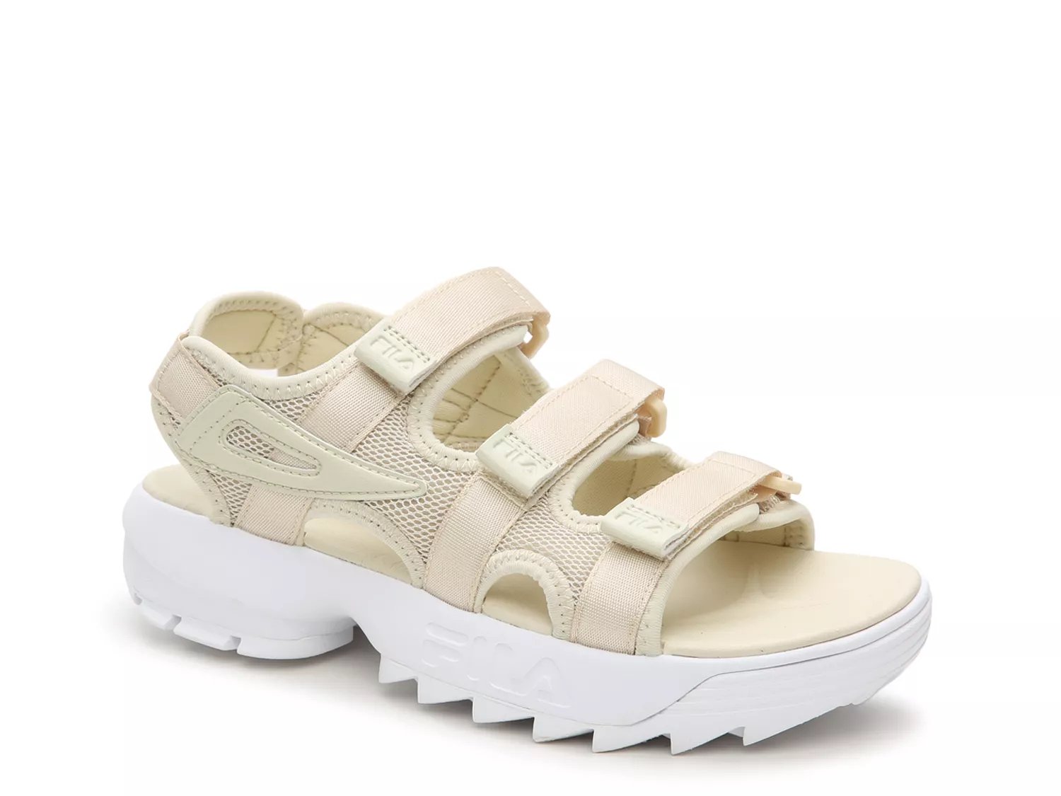 fila disruptor platform sandal