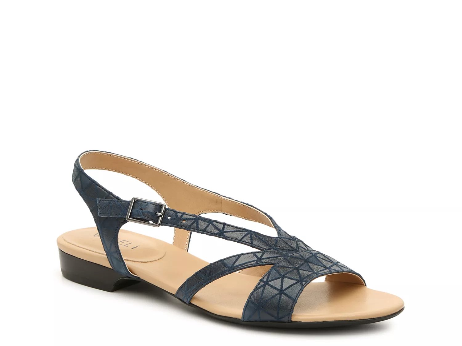 narrow flat sandals