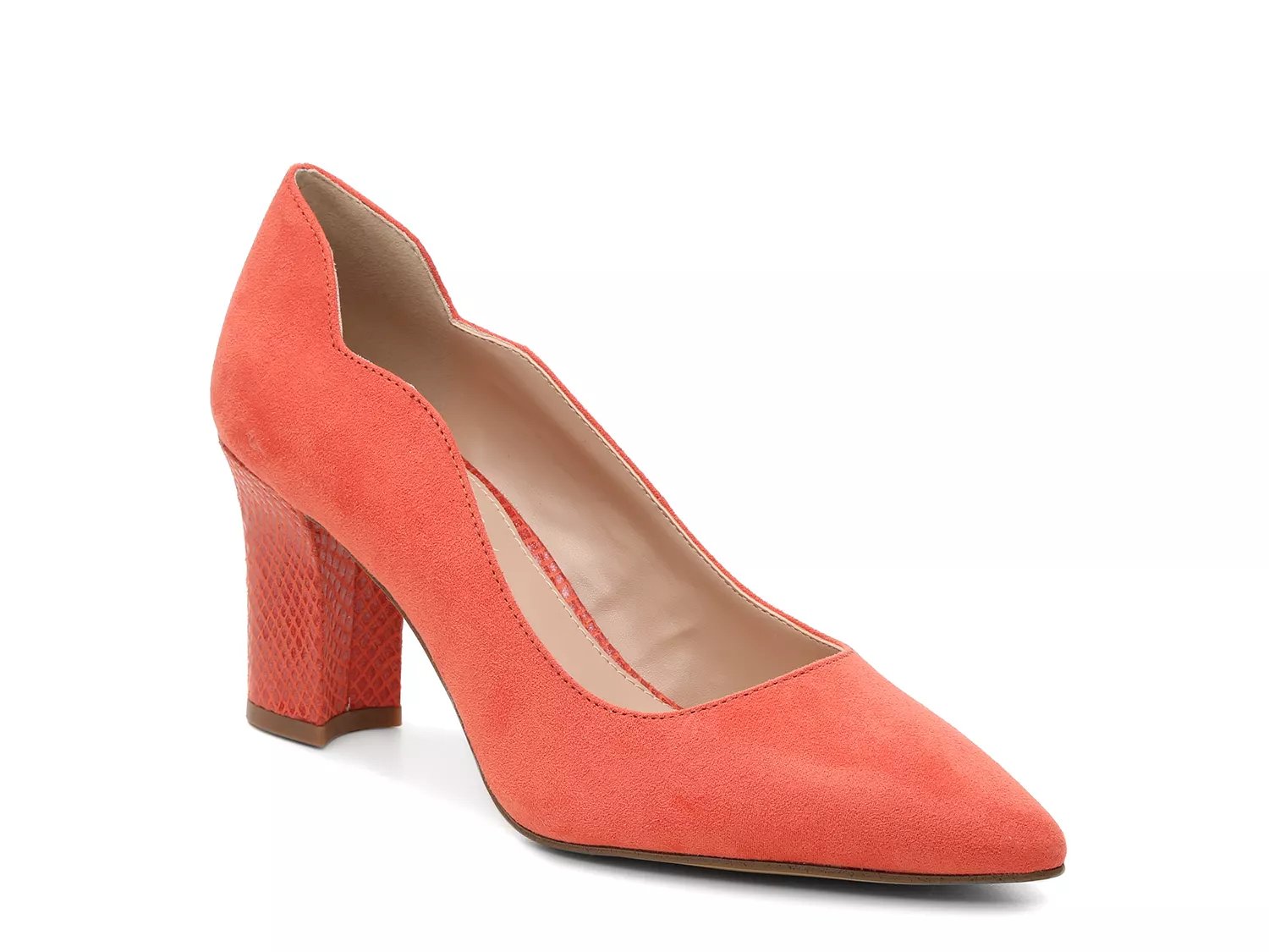orange heels dsw
