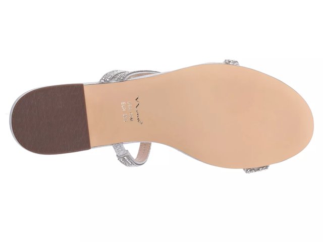 Dsw silver hot sale flat sandals
