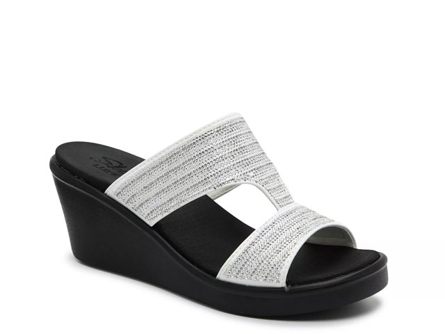 Cali Rumble On Bling Gal Wedge Sandal