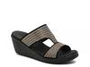 Cali Rumble On Bling Gal Wedge Sandal Black view
