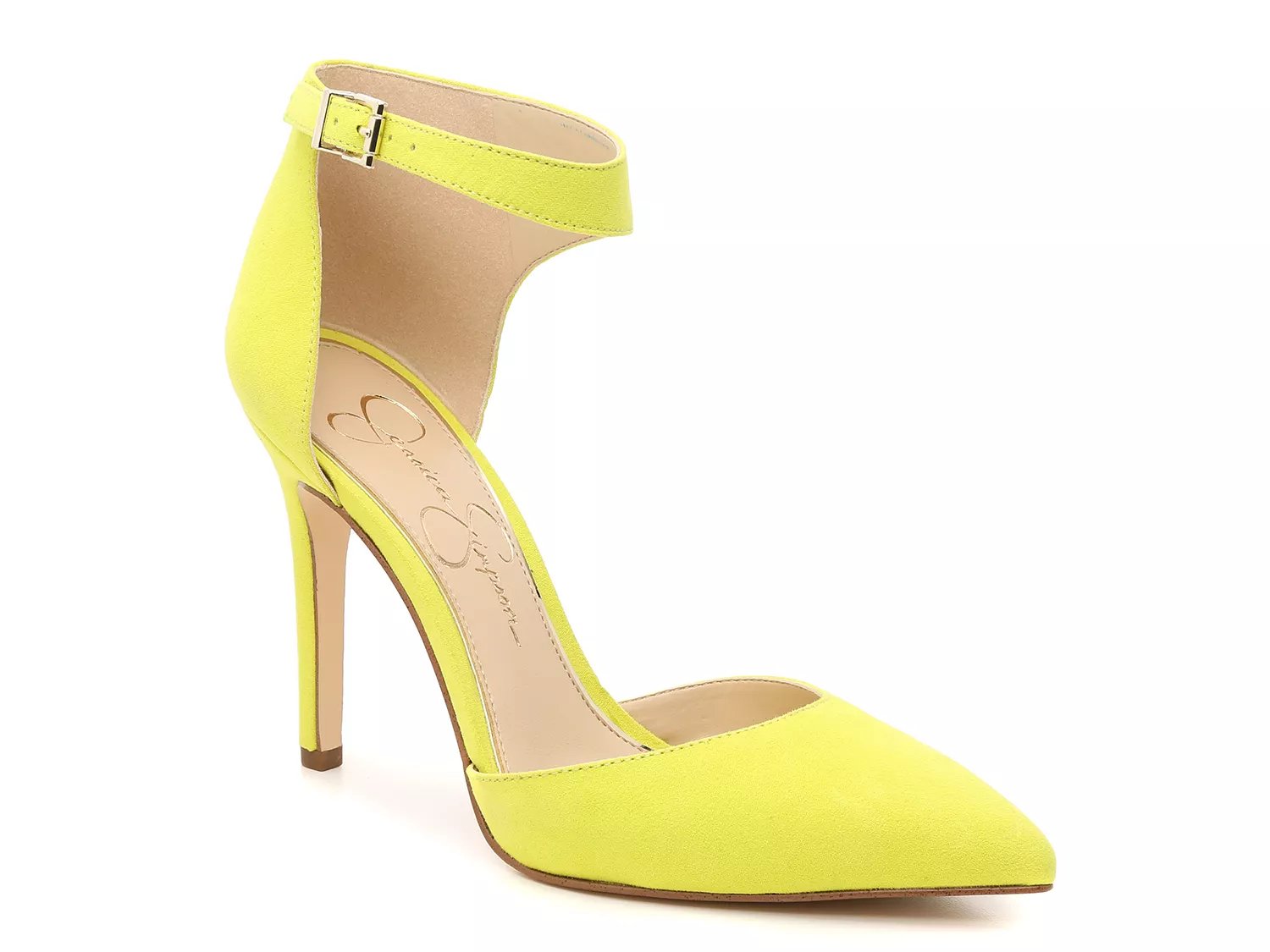 dsw yellow pumps