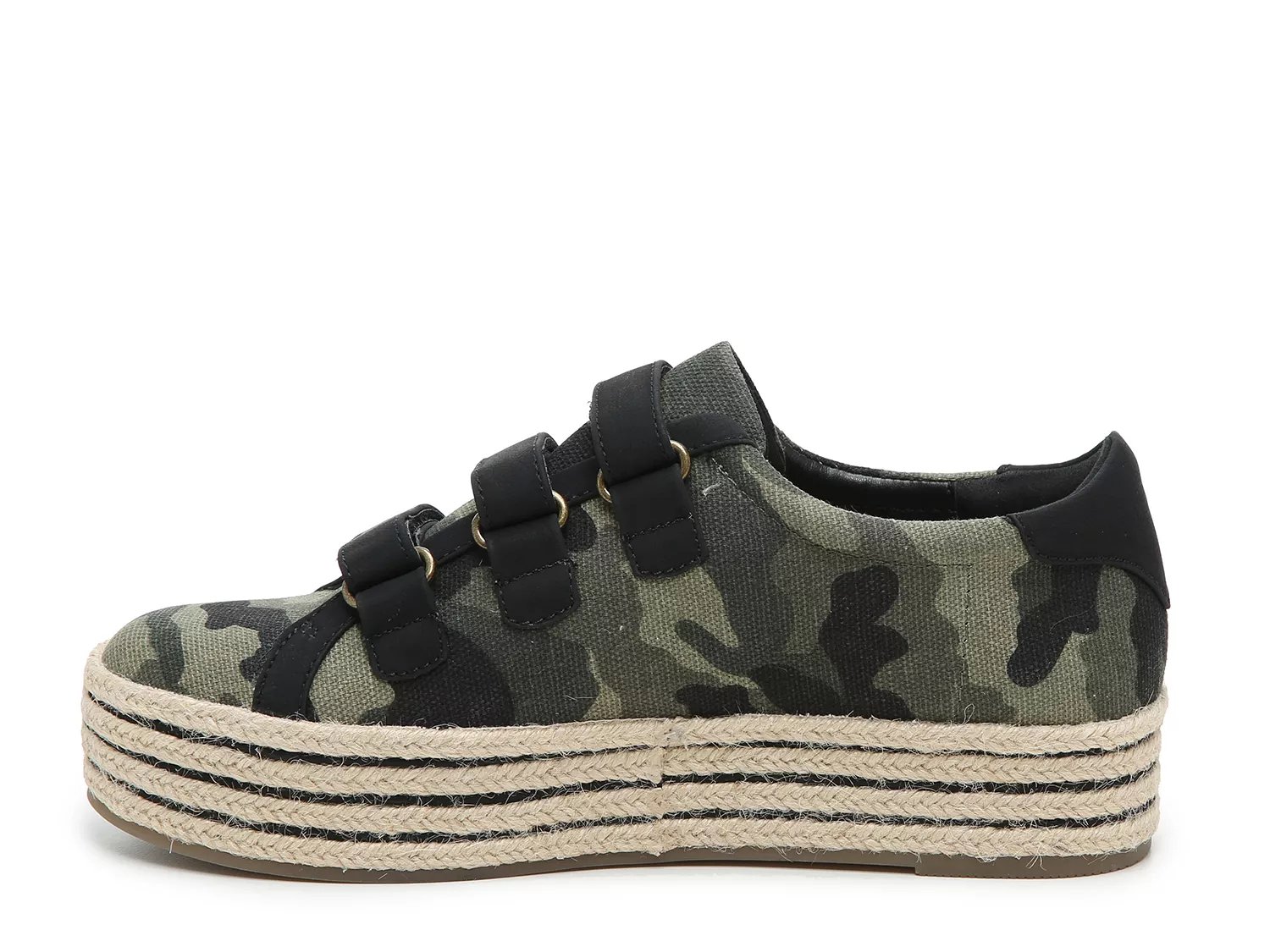 camo platform sneakers