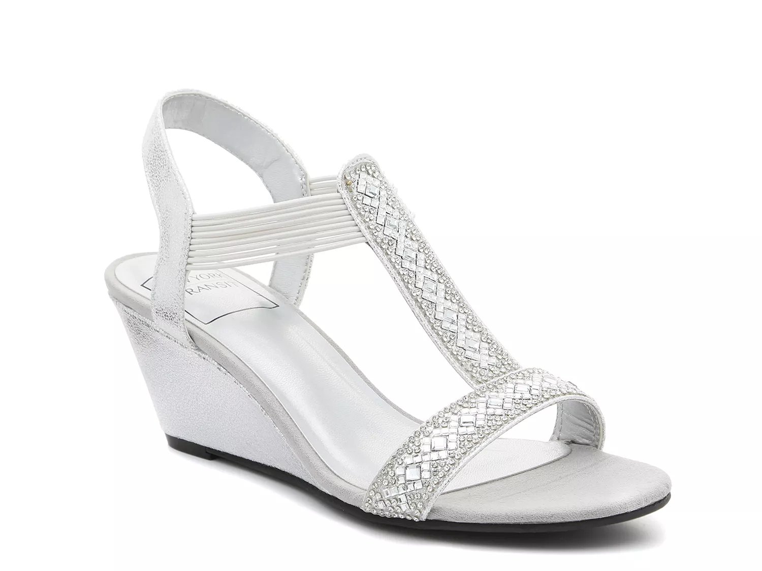 dsw silver evening shoes