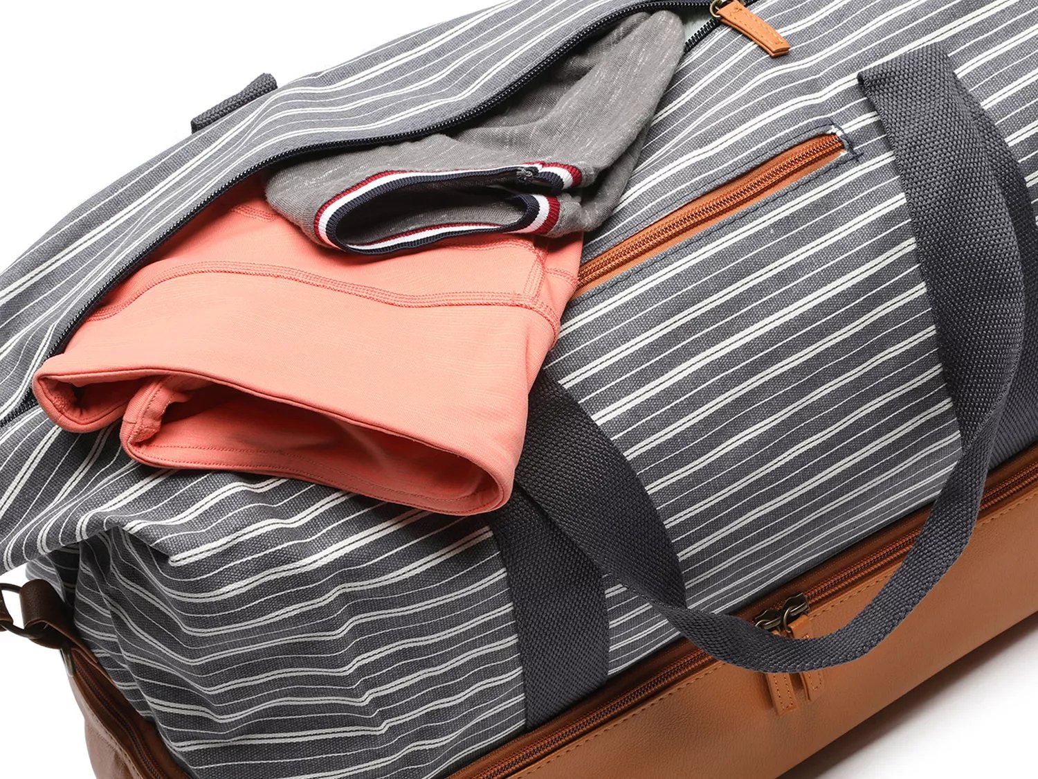 DSW Exclusive Free Striped Weekender Bag Womens DSW