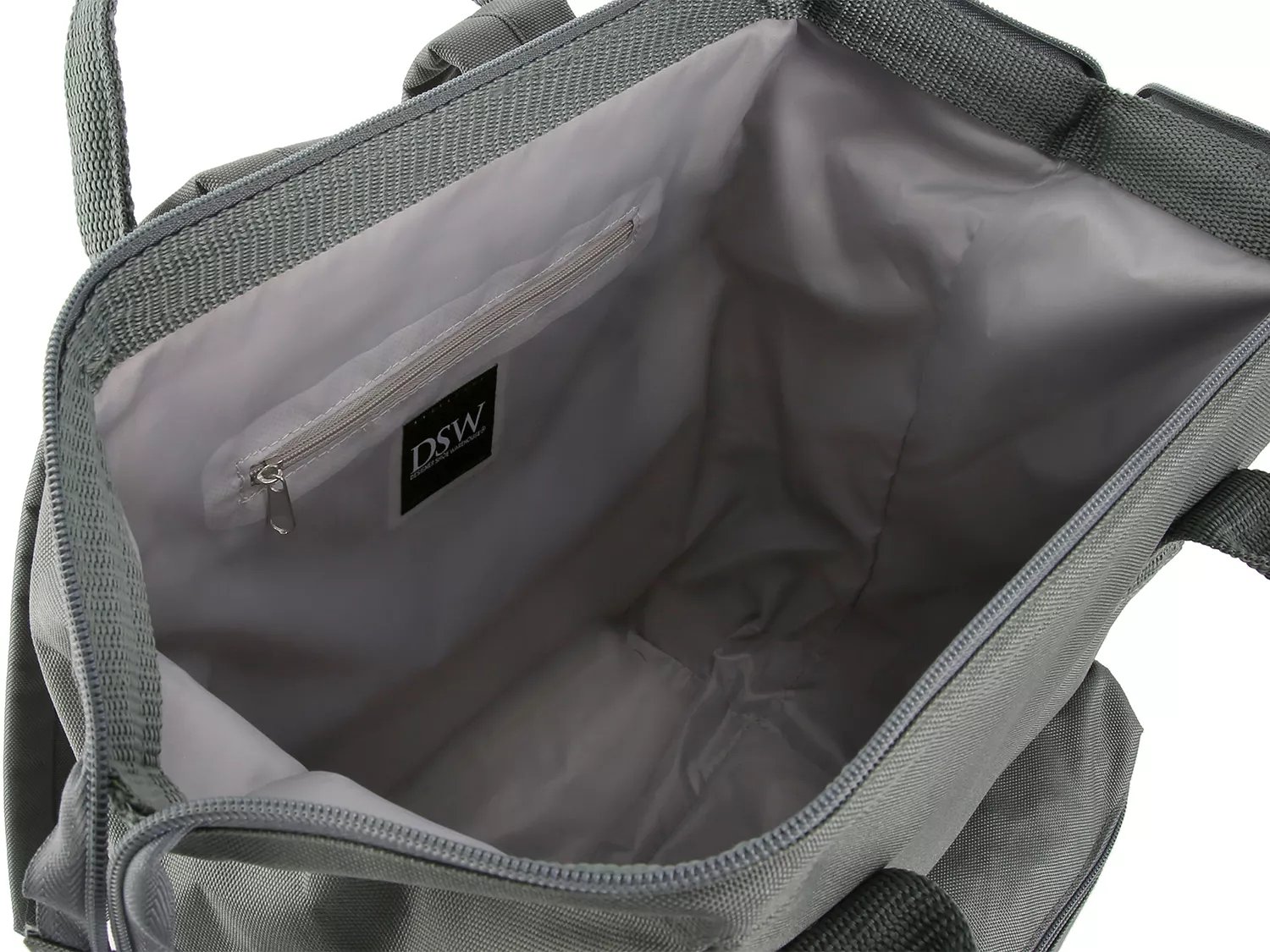 dsw gray backpack