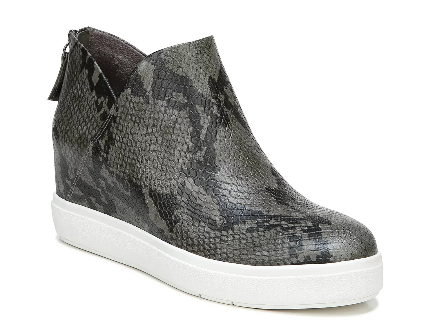 clara wedge sneaker black