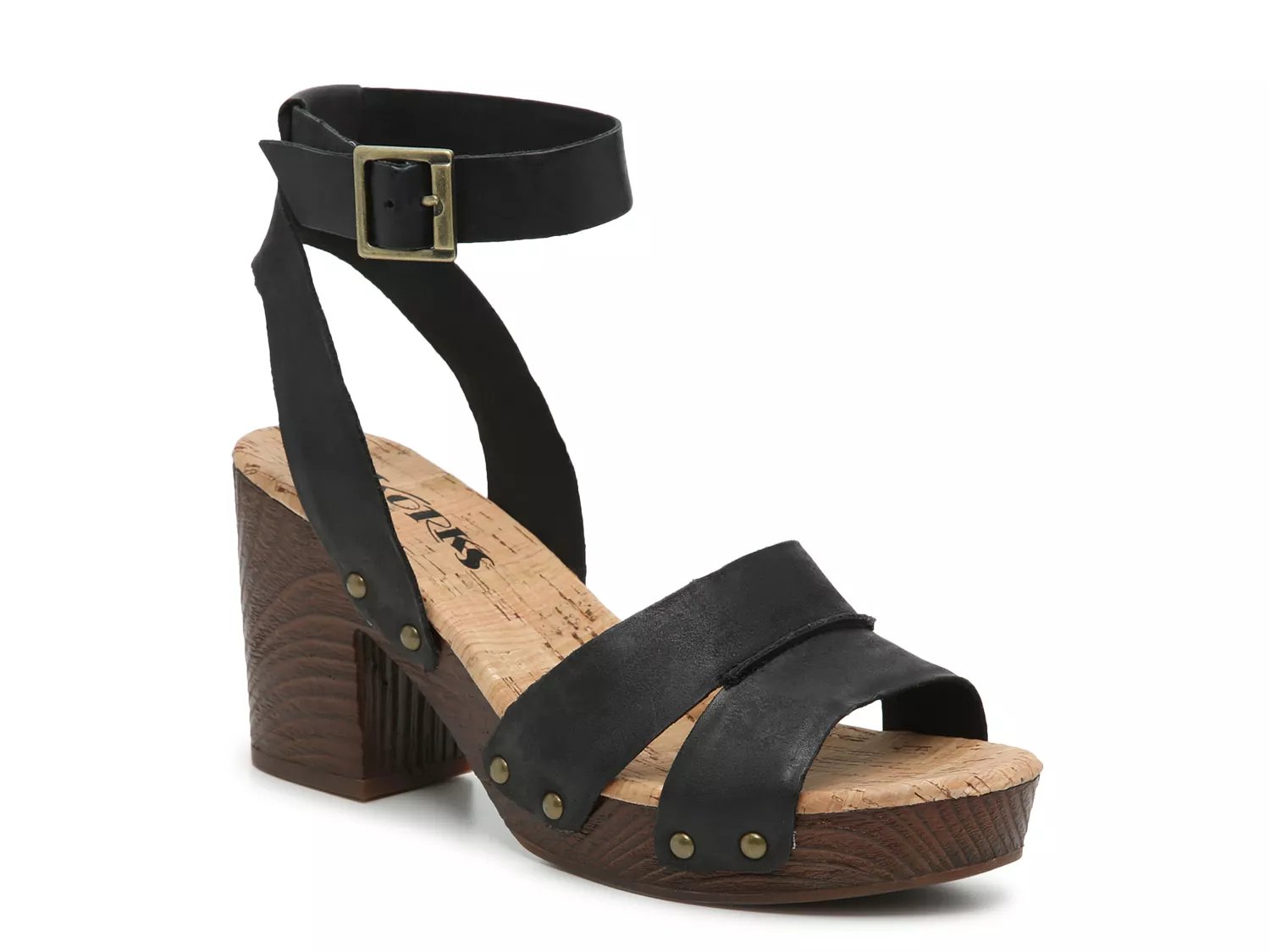 mia black platform sandals