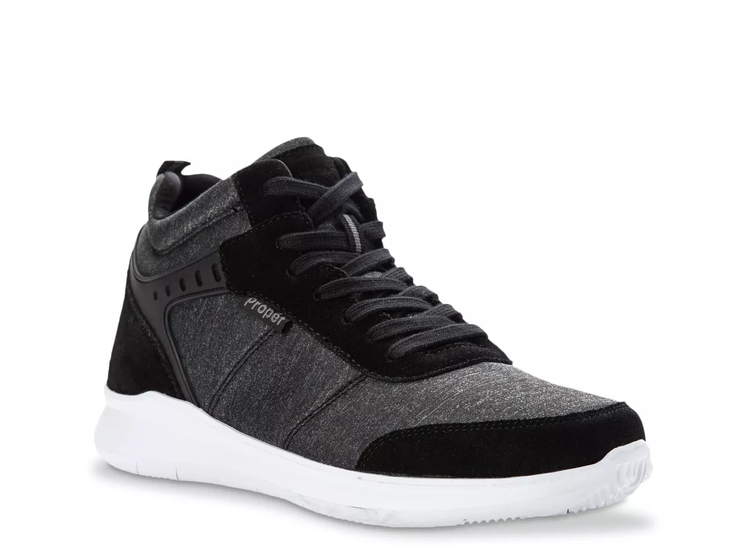 Propet Extra Wide Width Viator HighTop Sneaker | Men's | Black | Size 15 | Sneakers