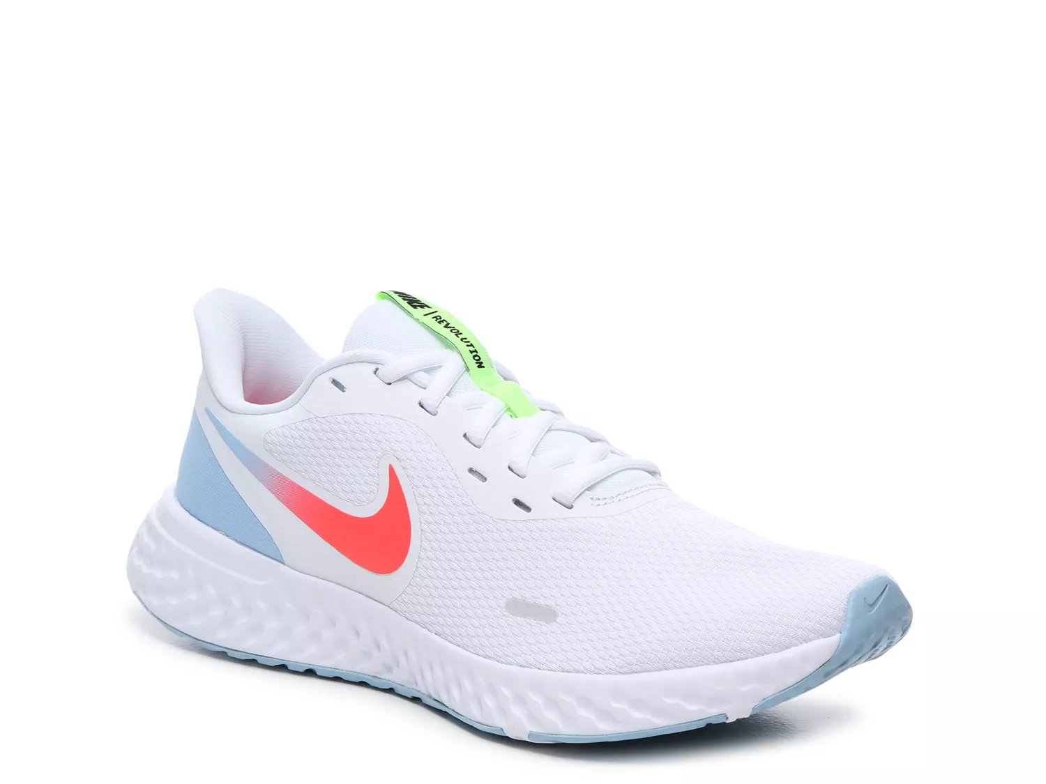 white nike revolution 5