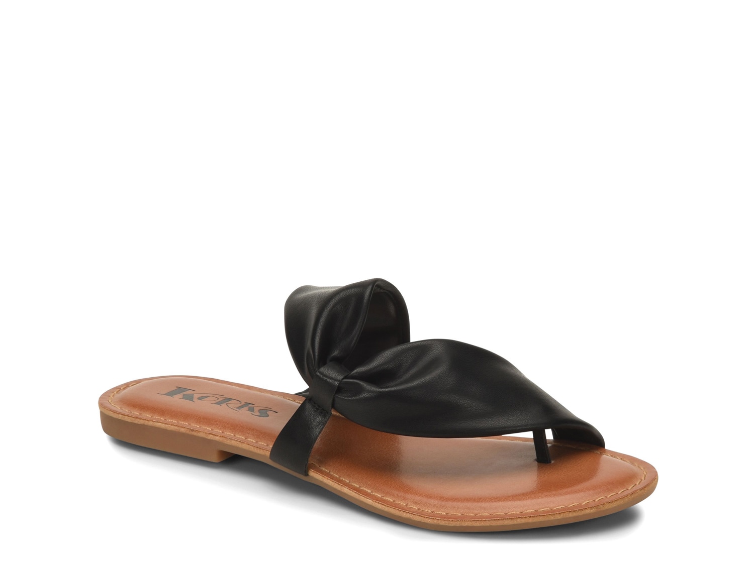 korks sandals black