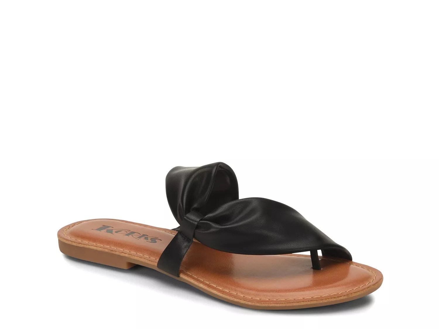 korks sandals black