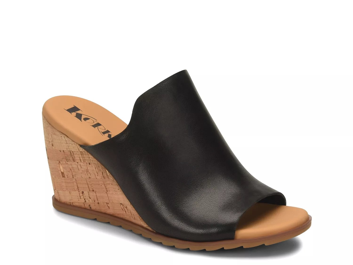 dsw black wedge shoes