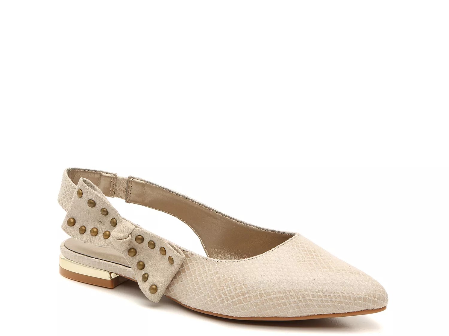 dsw white flats