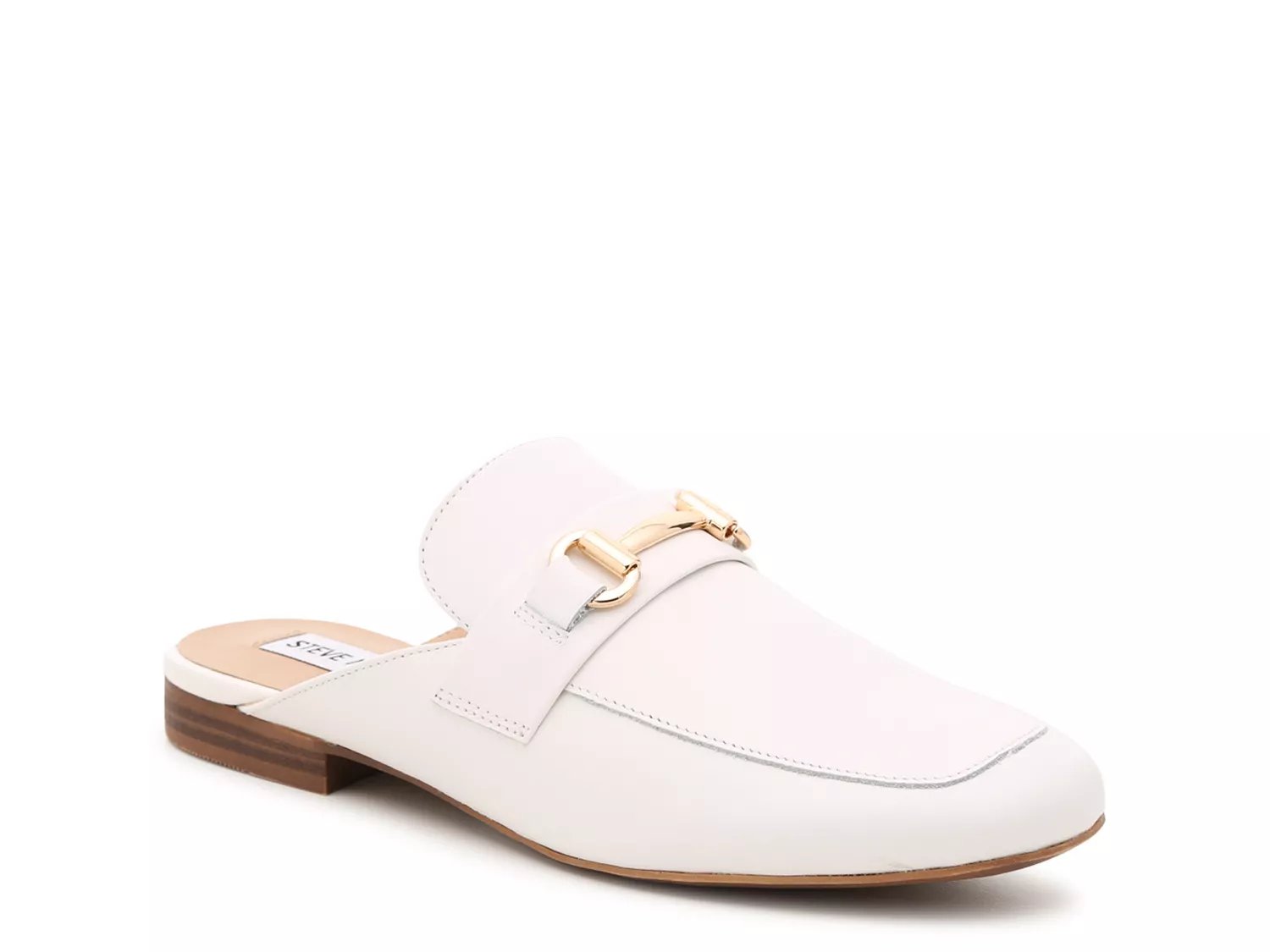 steve madden white mules