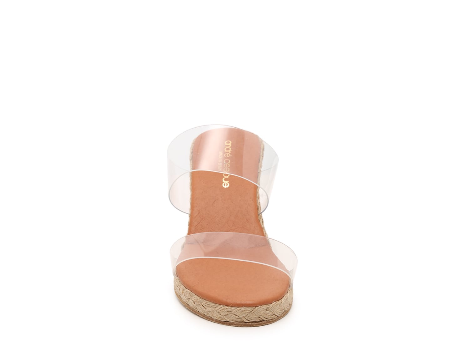 andre assous clear wedge