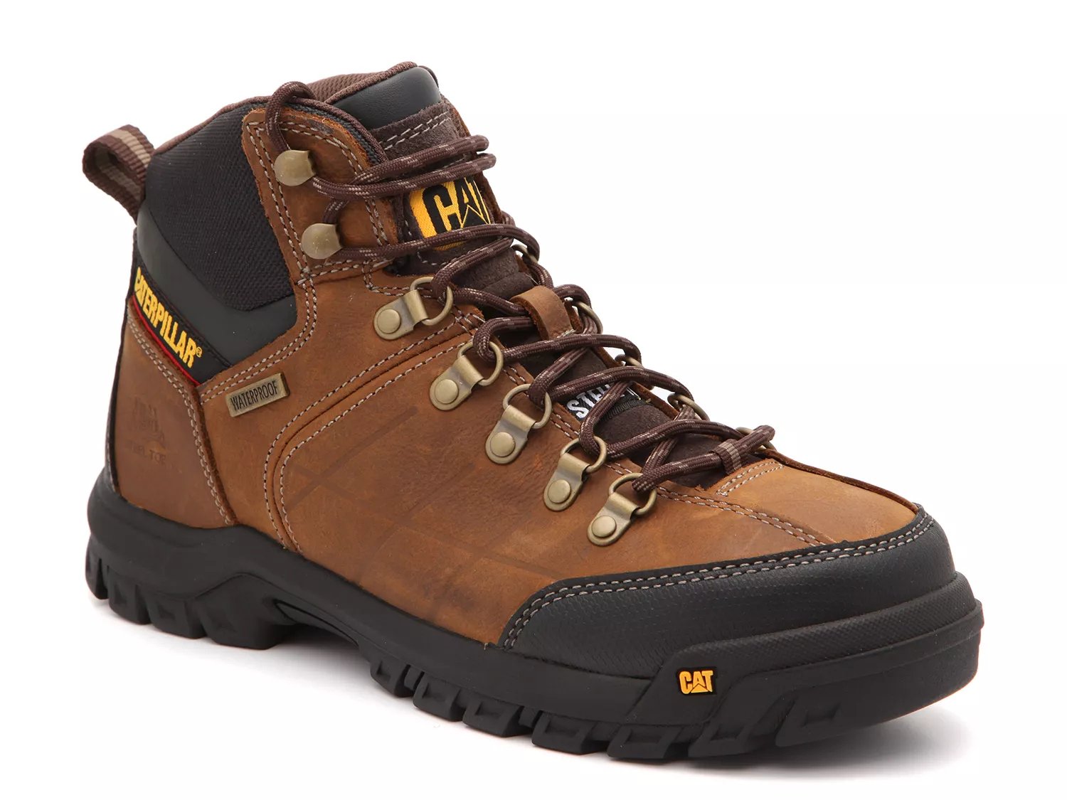 Steel toe cheap caterpillar boots