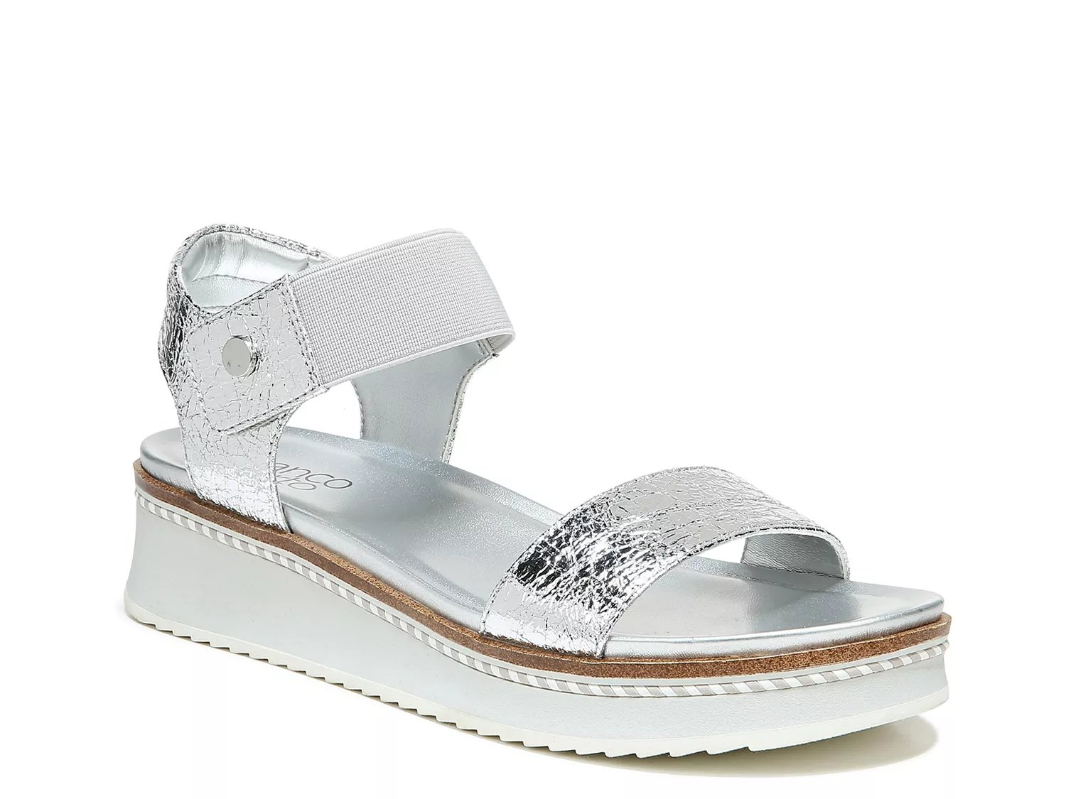 franco sarto silver sandals