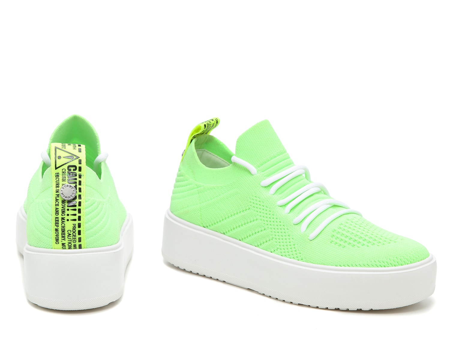 lime green platform shoes