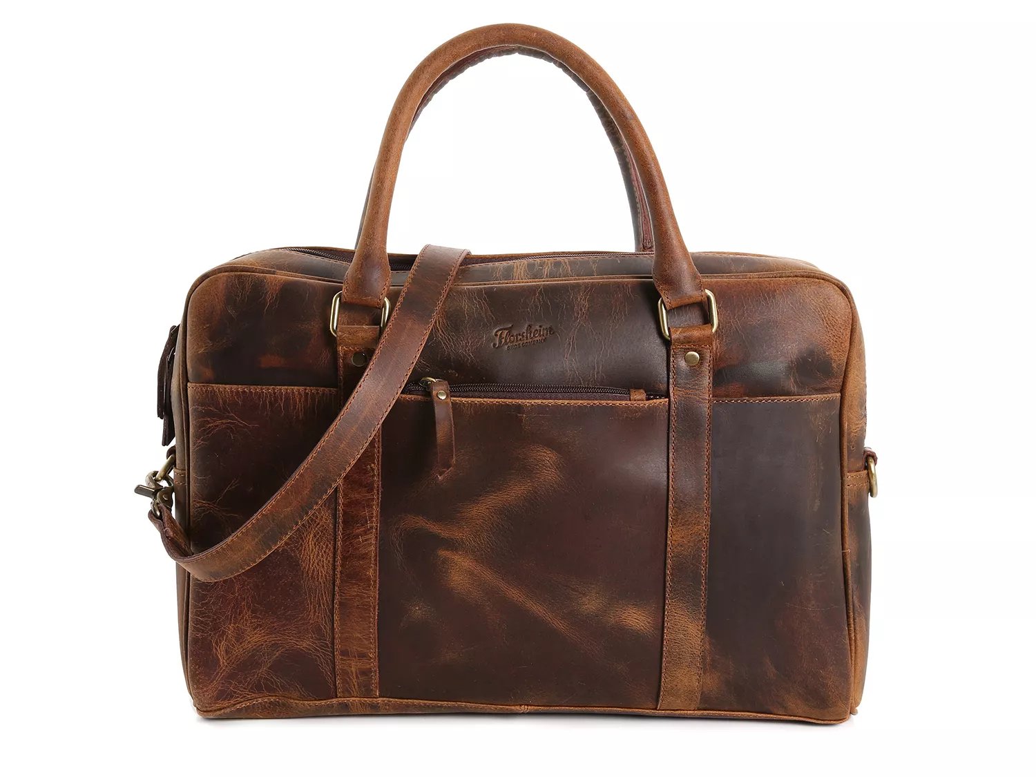 Florsheim Leather Messenger Bag